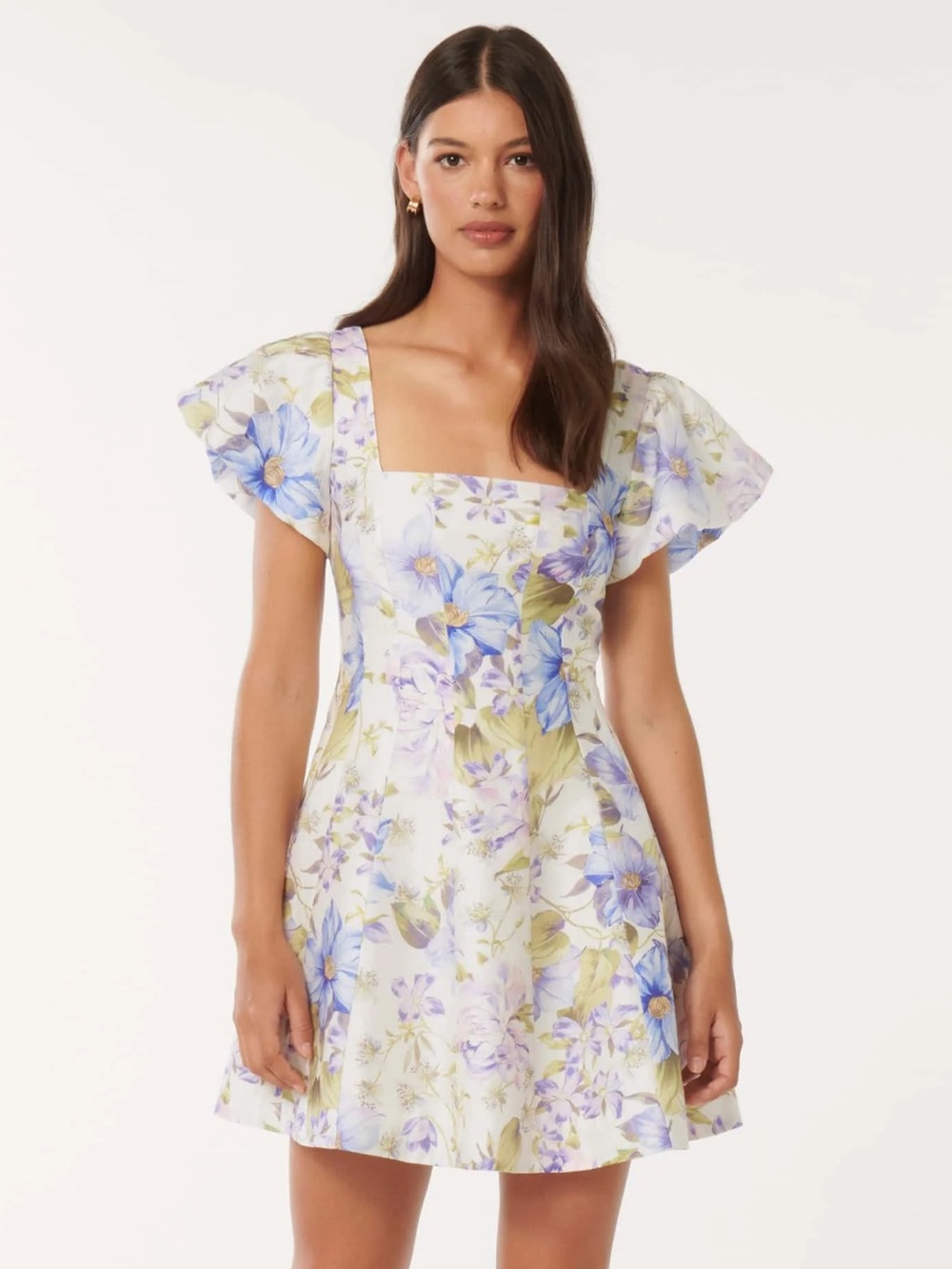 Ever New Josie Square Neck Mini Dress NEW